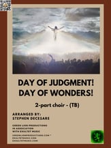 Day of Judgment! Day of Wonders! TB choral sheet music cover